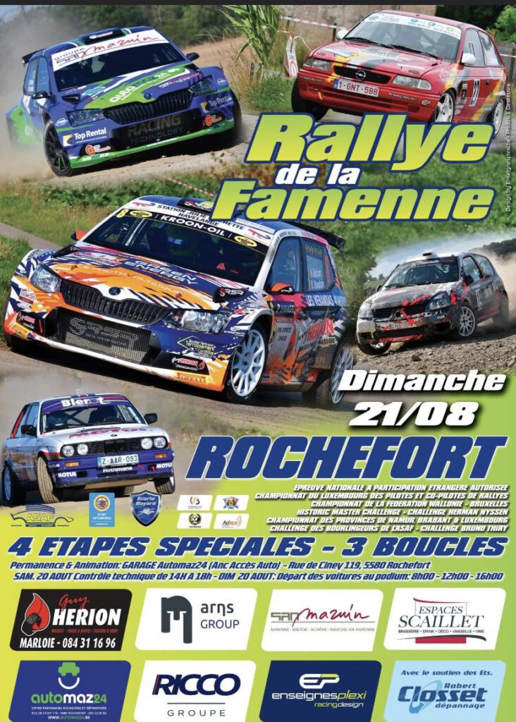Poster Rallye de la Famenne